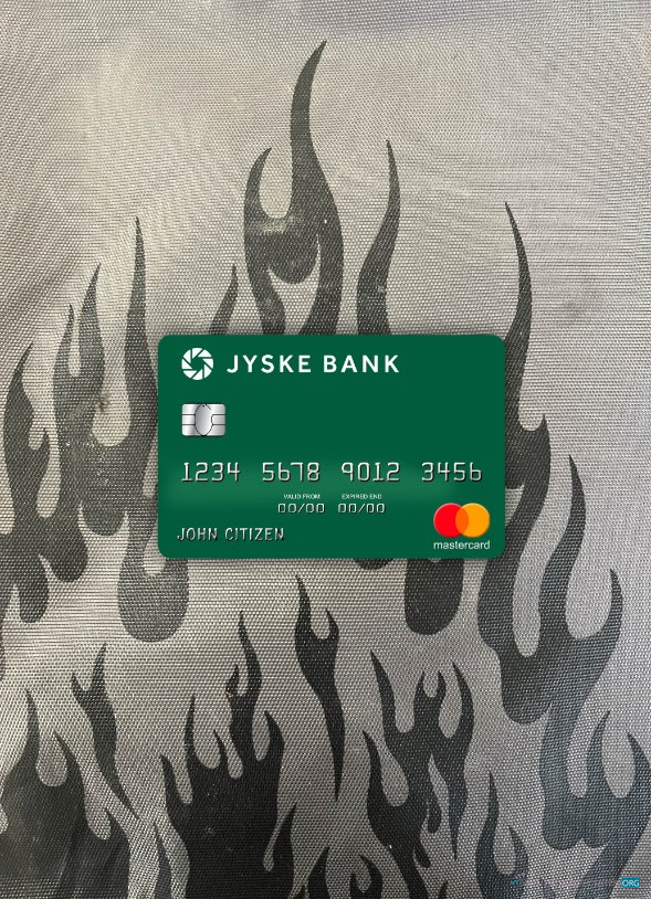 Download Denmark Jyske Bank mastercard photolook front Photoshop template